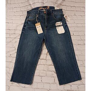 Seven7 Women's HIGH RISE BREEZY CROPPED Jeans/NWT, Size 12